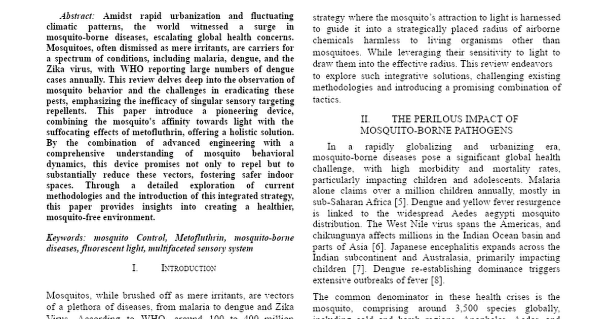 Review Paper Published in IEEE 