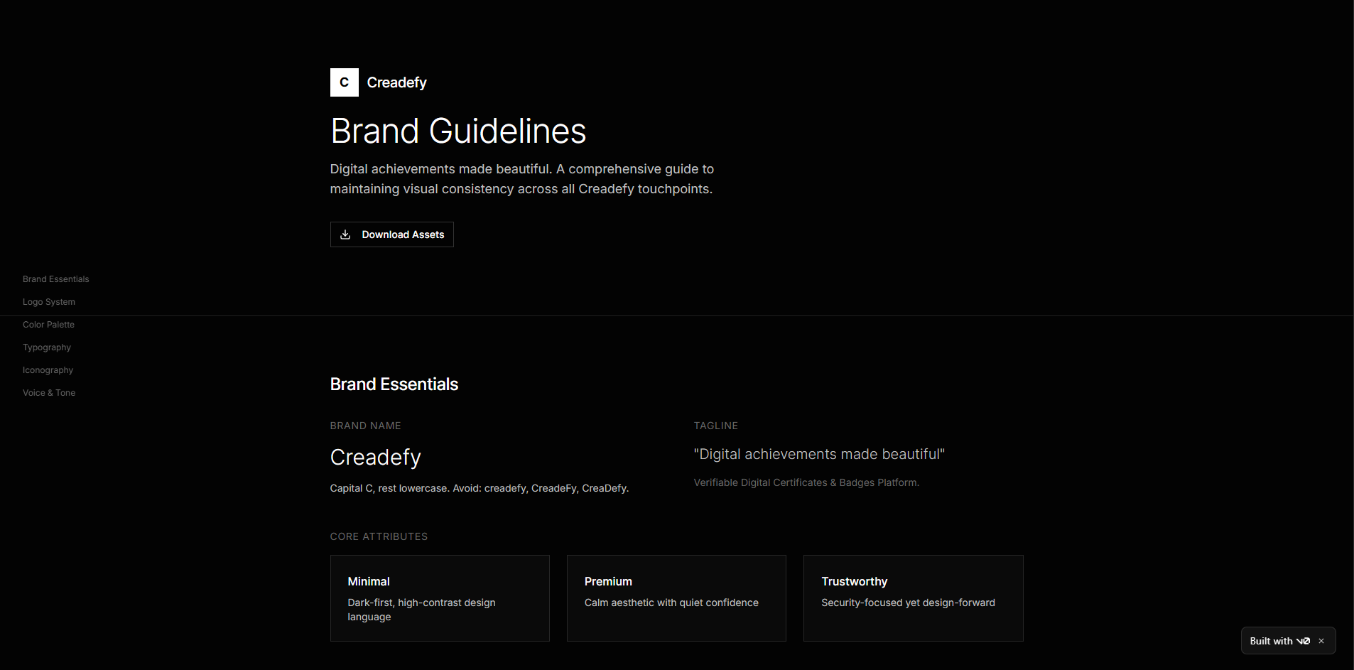 Brand Guidelines template for your Builds and Projects Brand Guidelines template for your Builds and Projects