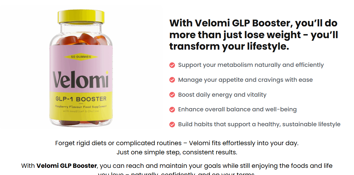 Velomi GLP-1 Booster Italy : Sostieni il tuo metabolismo in modo naturale: offerta speciale online, solo per oggi. Velomi GLP-1 Booster Italy : Sostieni il tuo metabolismo in modo naturale: offerta speciale online, solo per oggi.
