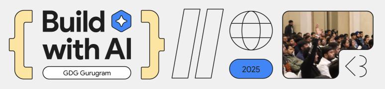 Build with AI by GDG Gurugram