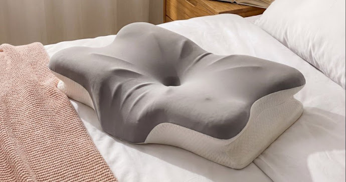 Derila Memory Foam Pillow Correct Your Sleep Posture Instantly with Derila’s Orthopedic Contour.