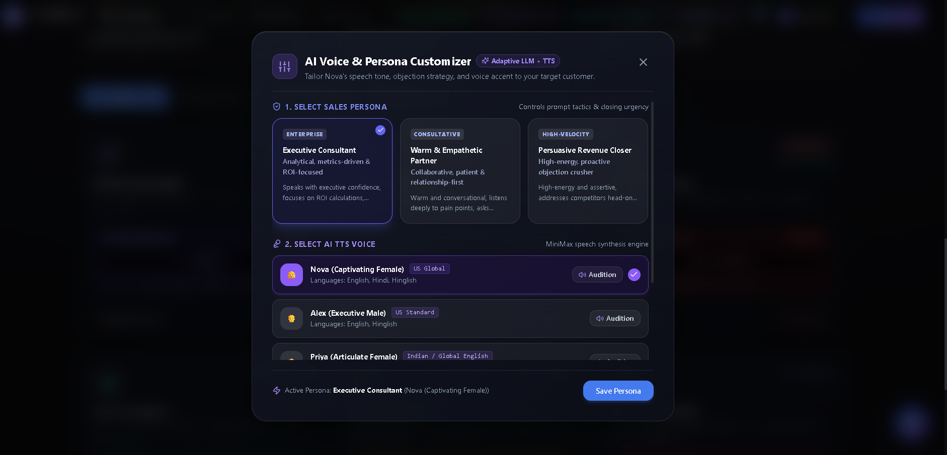Real-Time Voice AI Sales Agent Real-Time Voice AI Sales Agent