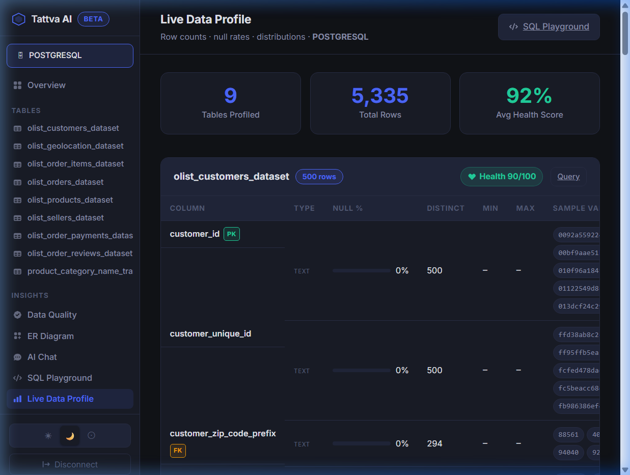 Tattva AI – The Intelligent Data Schema Platform