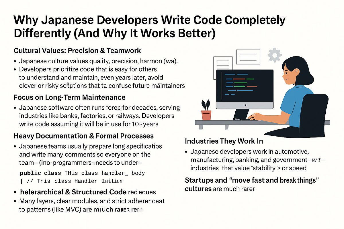 🌐Why Japanese Developers Write Code Differently — and What We Can Learn From Them