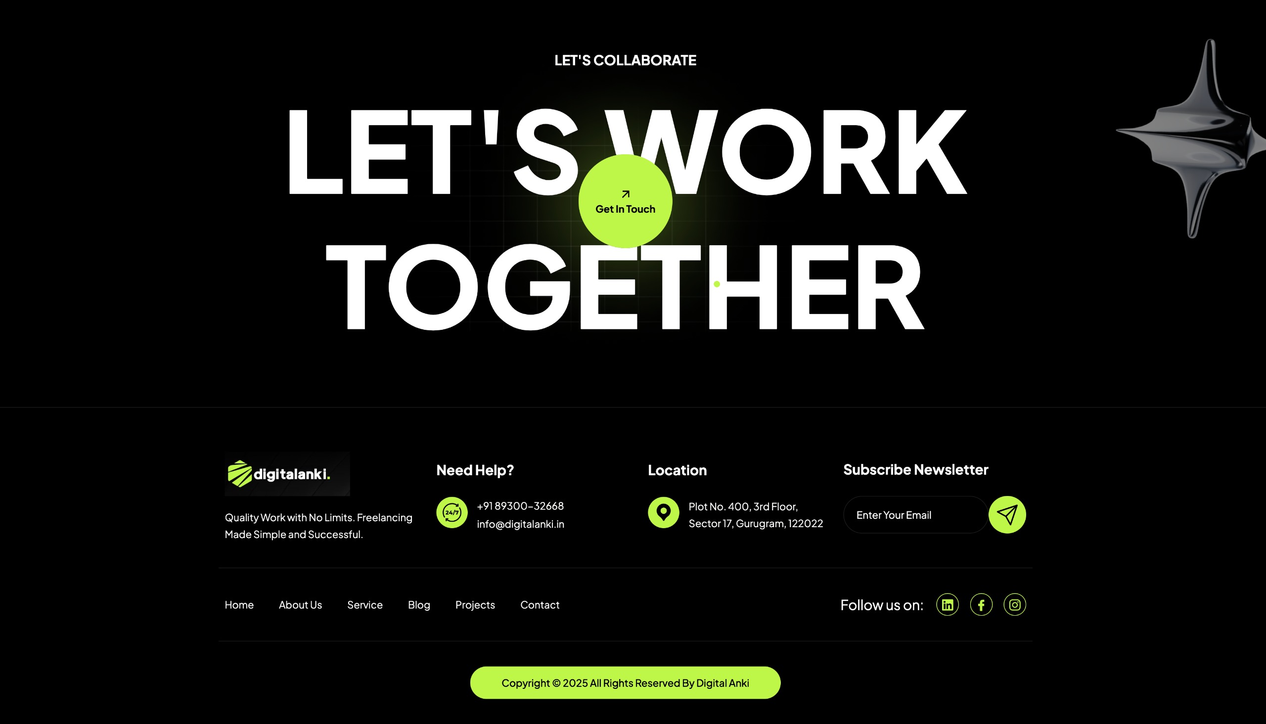 My own website
