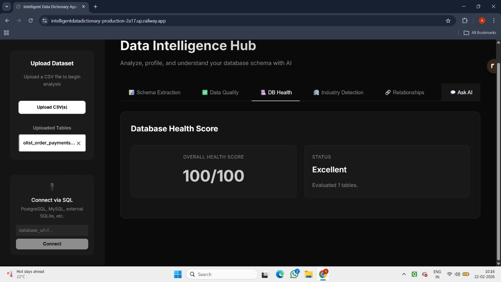CLARITY - Data Dictionary Agent