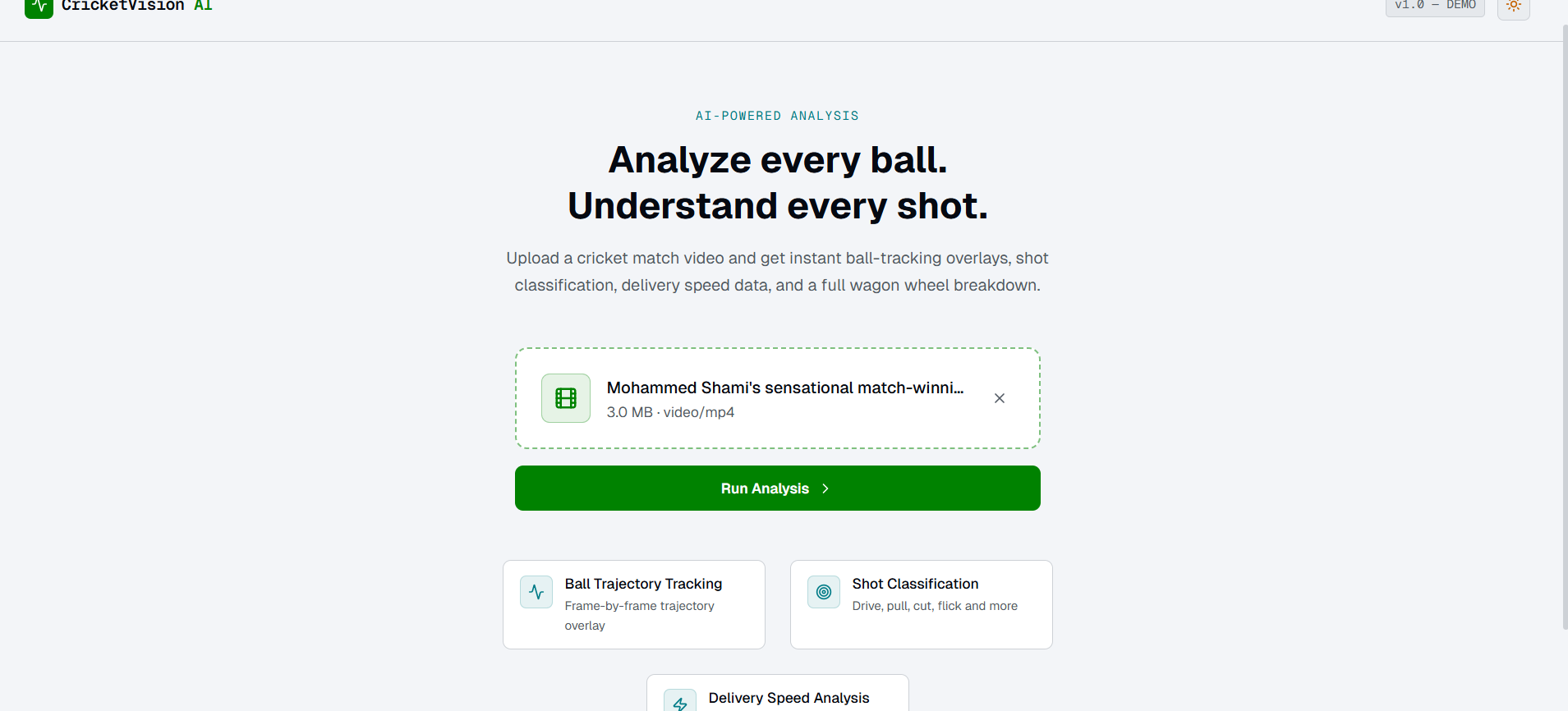 CricketVision AI CricketVision AI