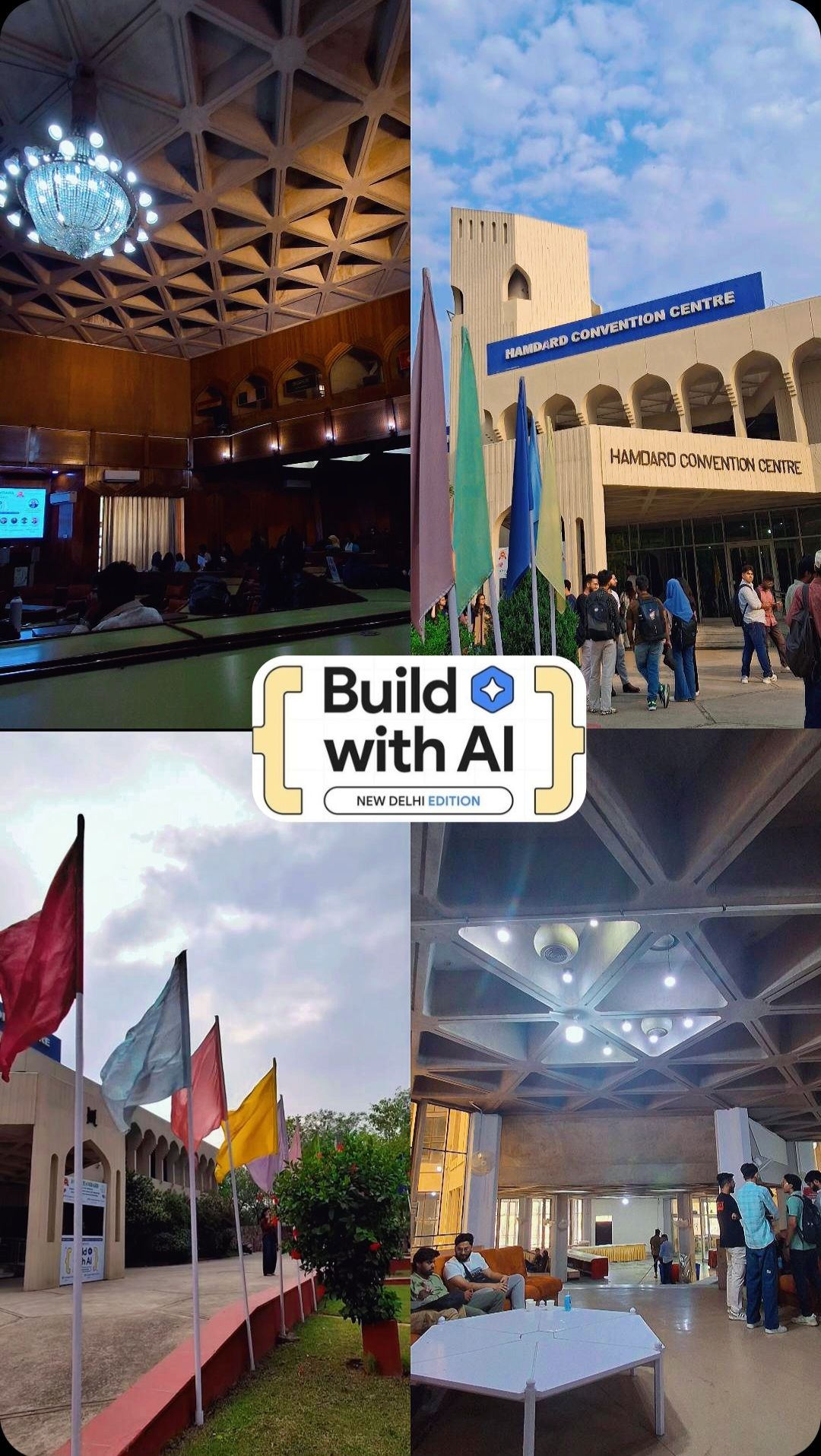 Attended BUILD WITH AI At Jamia Hamdard Convention Center by GDG Cloud New Delhi