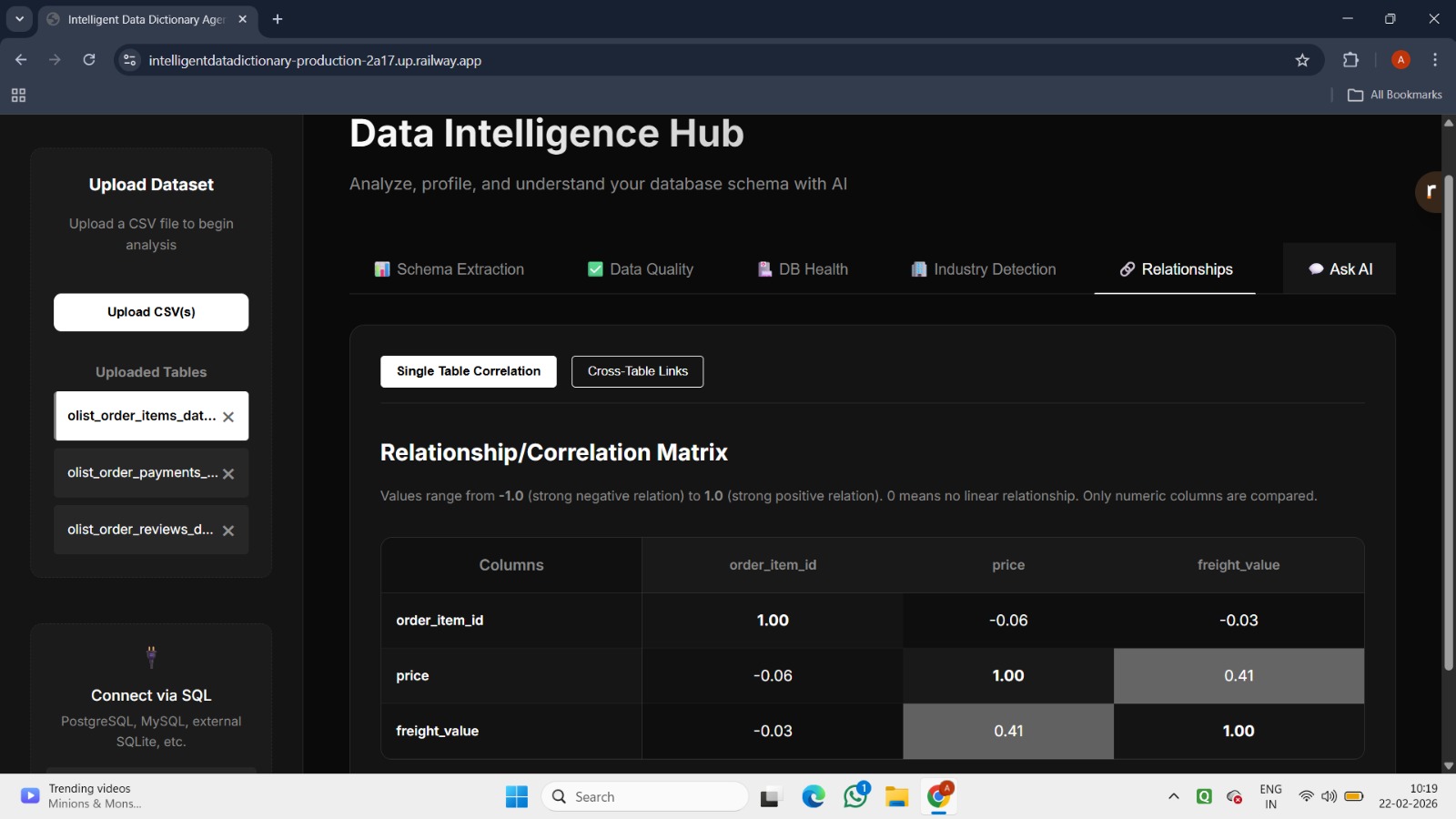 CLARITY - Data Dictionary Agent