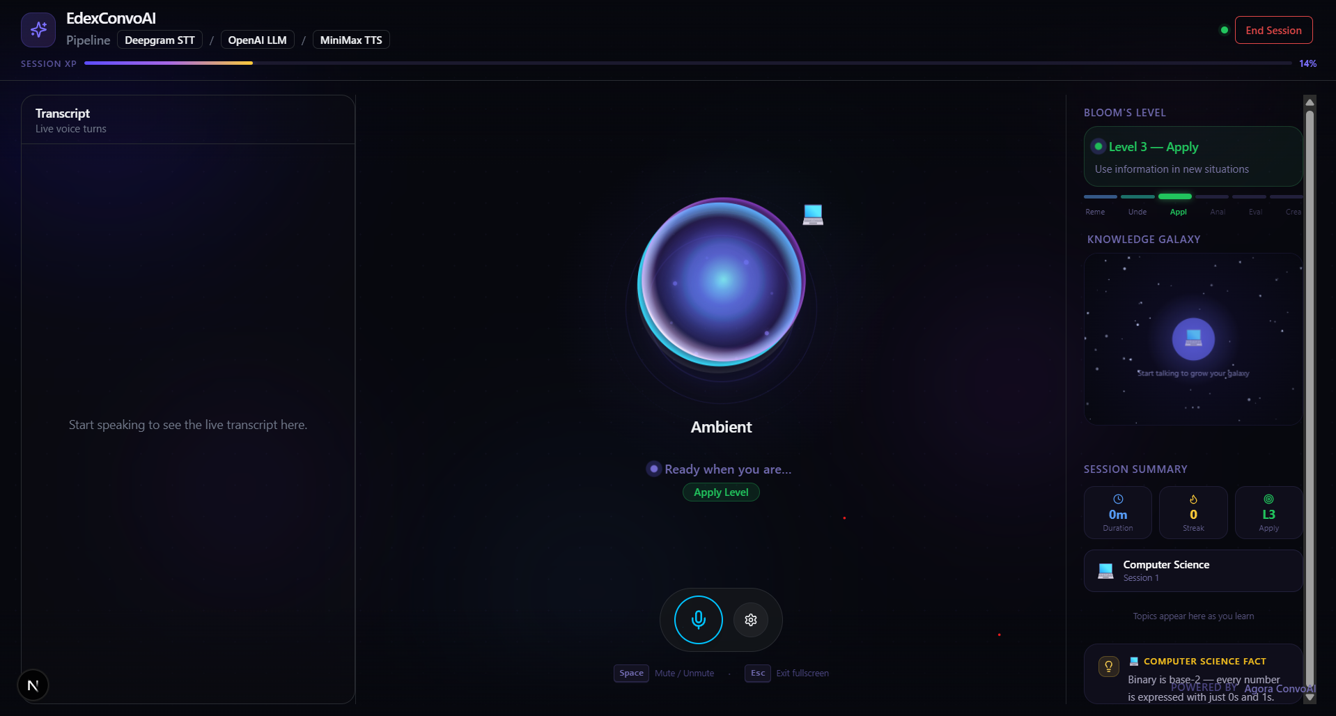 EdexConvoAI — The Adaptive Voice Tutor for Real Learning
