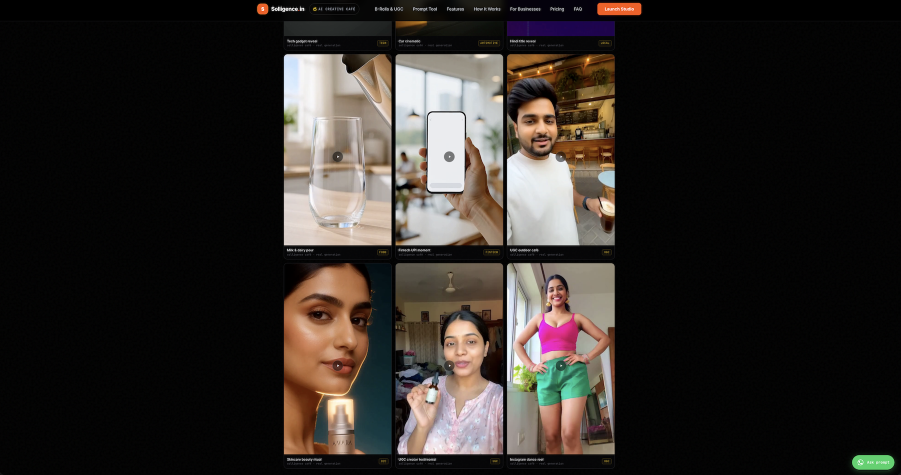 India's AI creative café - Solligence