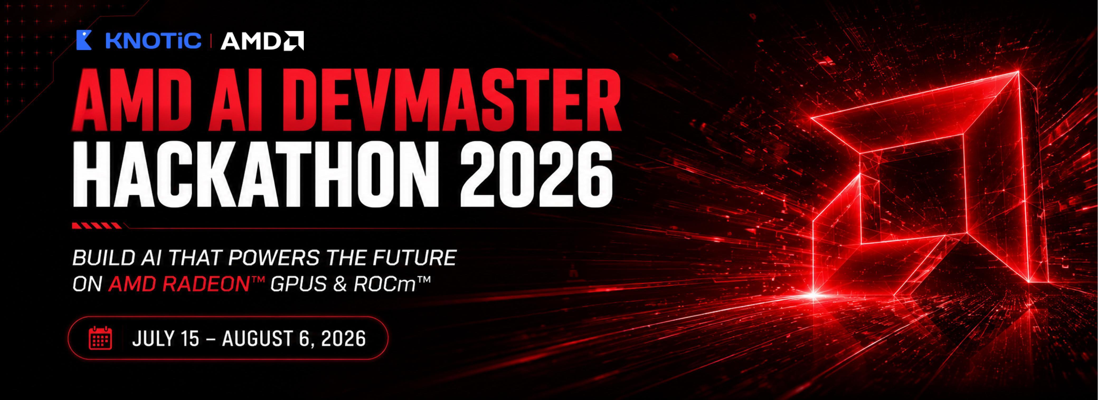 AMD AI DevMaster Hackathon AMD AI DevMaster Hackathon