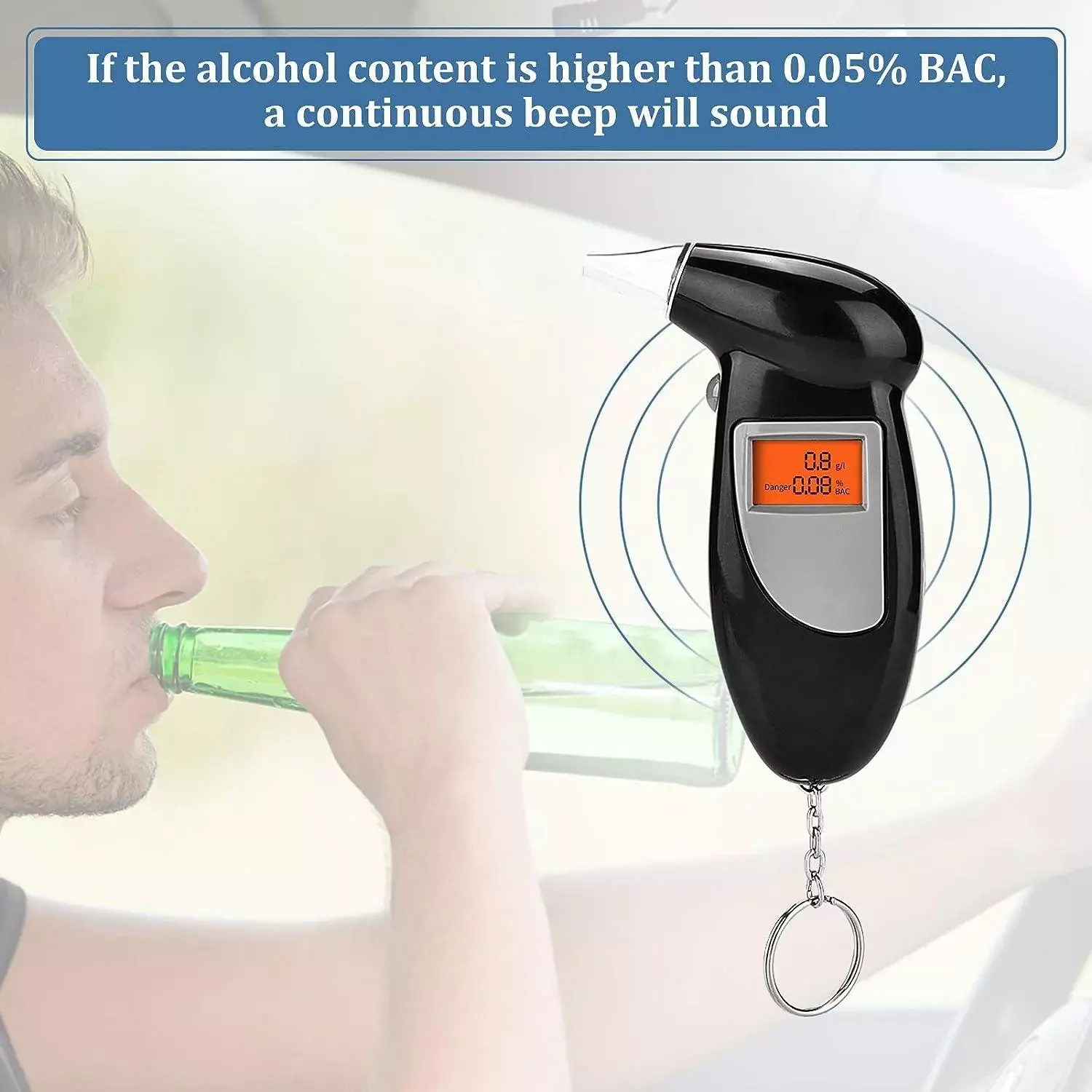 SoberBreath Breathalyzer – Quick & Convenient Alcohol Level Checks