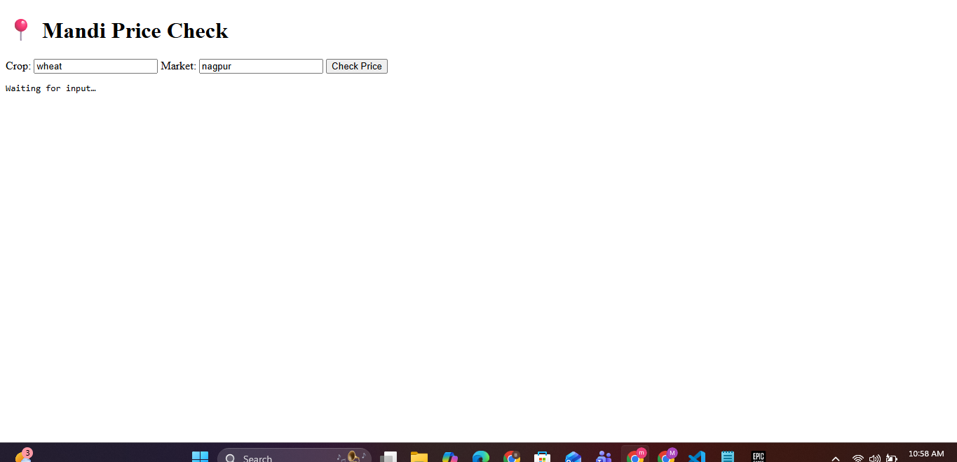 Farm to market price intelligence