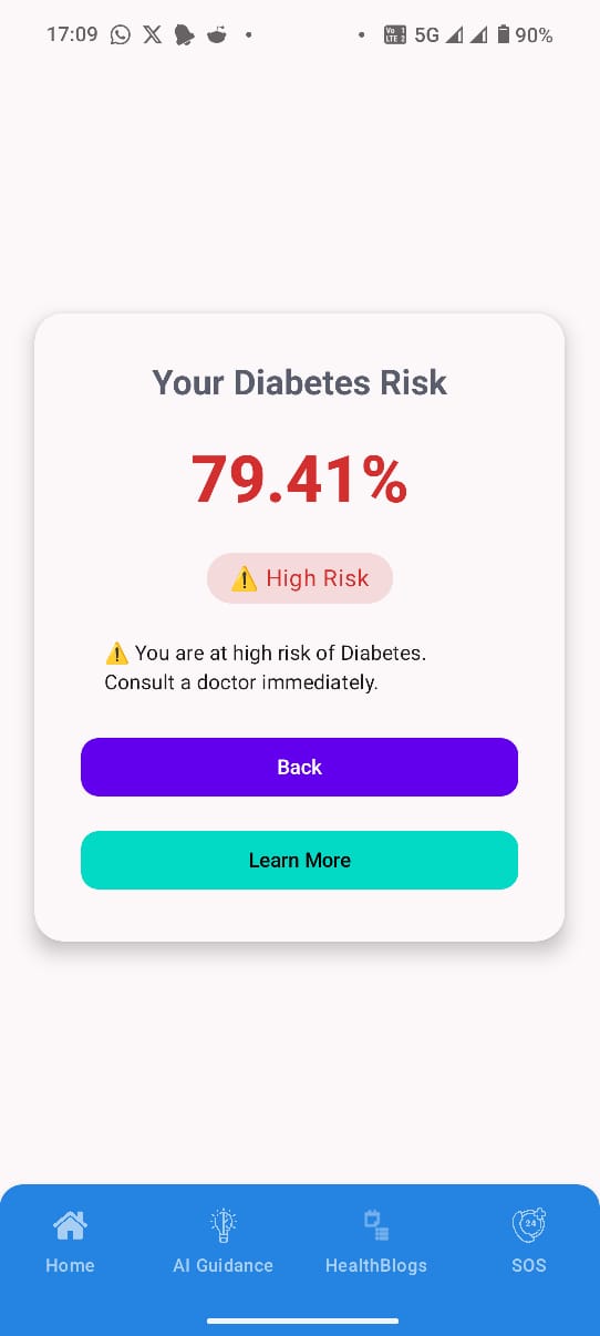 Sehat Saathi - AI app for joint analysis, disease prediction, cost insights & instant guidance