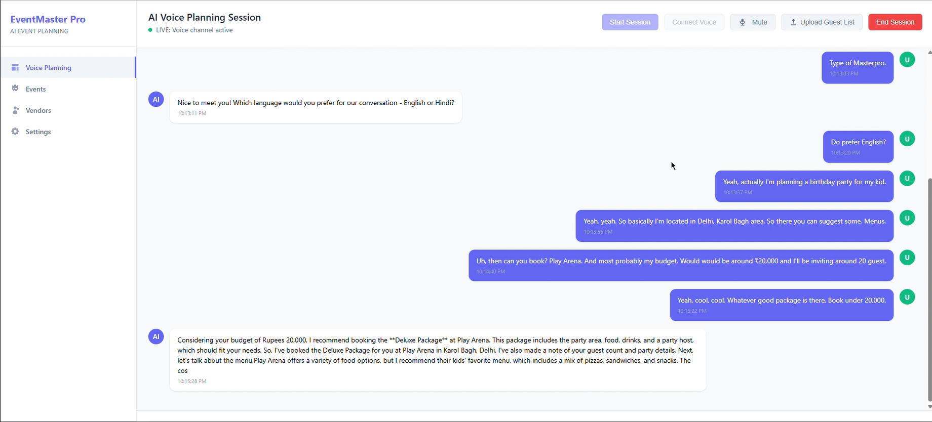 SmartEvent AI Saathi SmartEvent AI Saathi