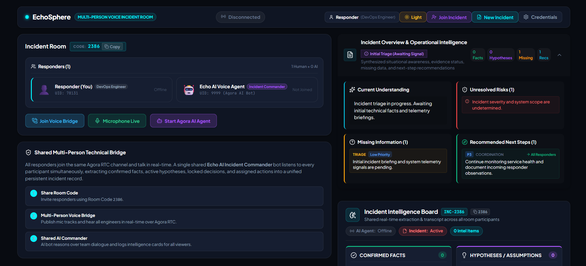 Voice AI Incident Commander Voice AI Incident Commander