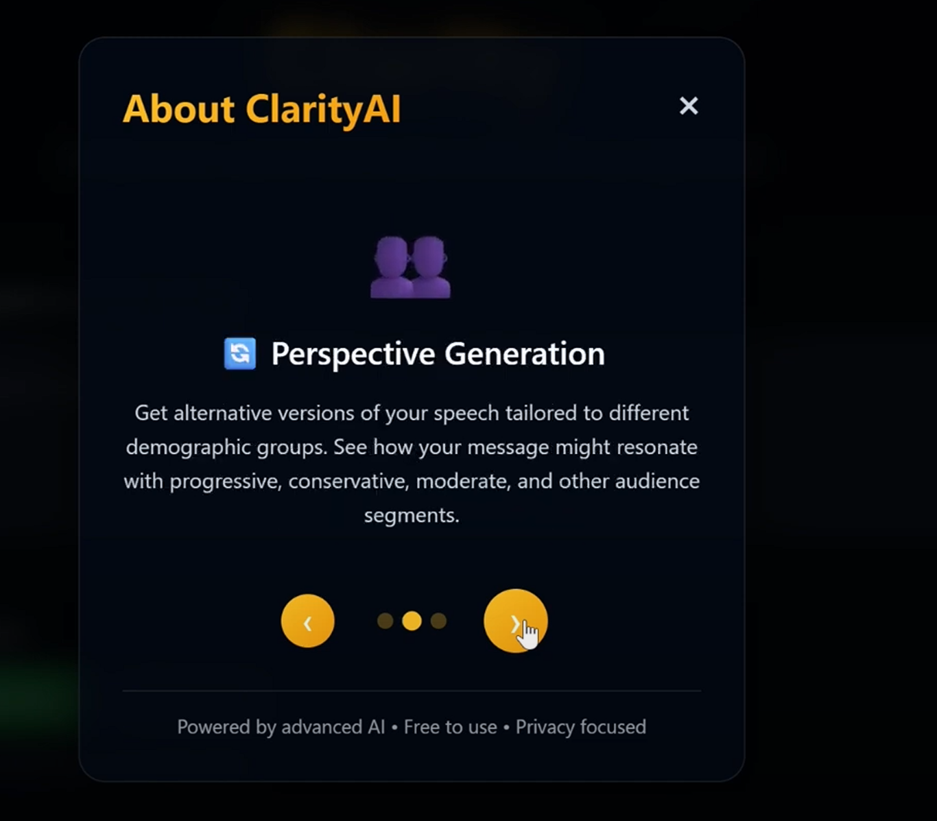  ClarityAI - An AI Powered Speech Editor.