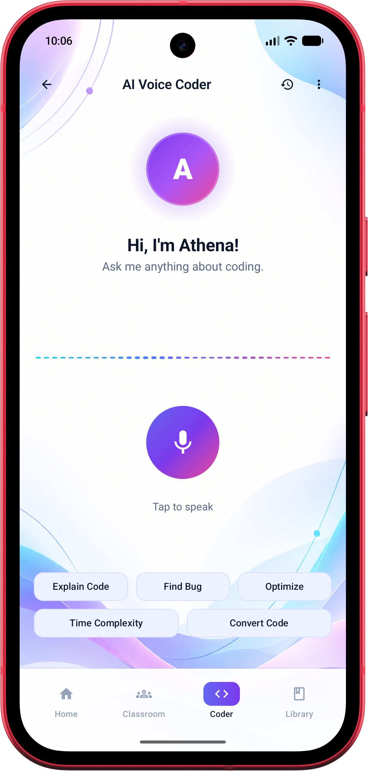Athena AI: Next-Gen Conversational AI Teacher & Voice Coder Athena AI: Next-Gen Conversational AI Teacher & Voice Coder