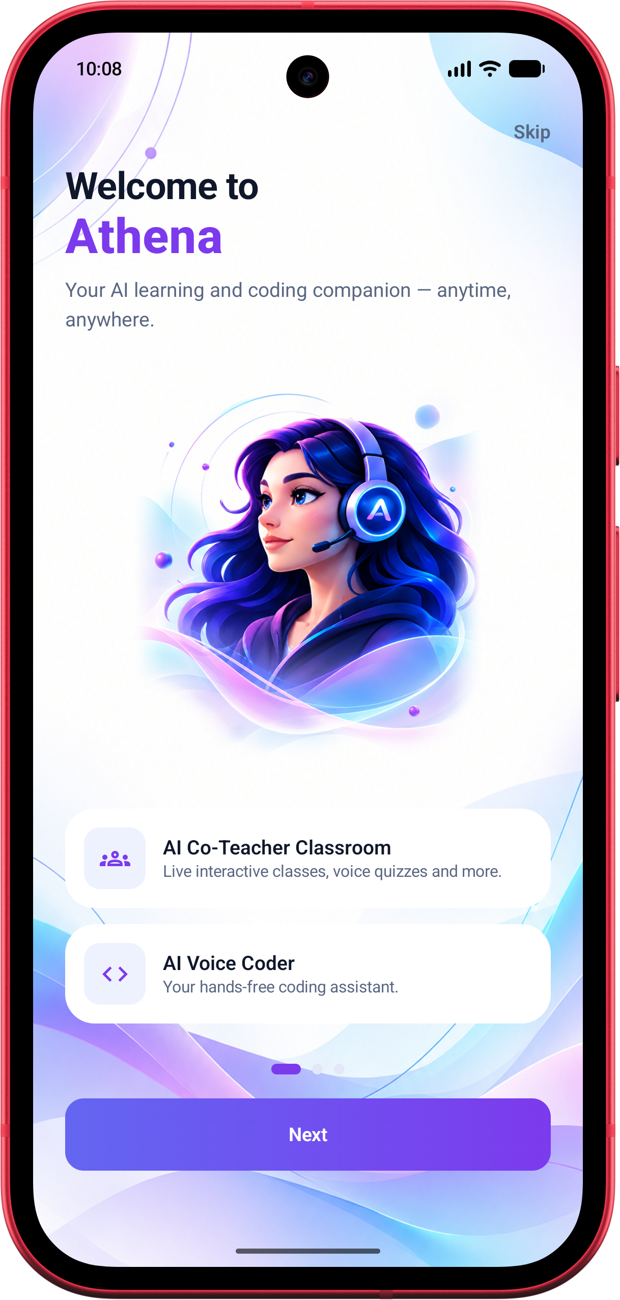 Athena AI: Next-Gen Conversational AI Teacher & Voice Coder Athena AI: Next-Gen Conversational AI Teacher & Voice Coder