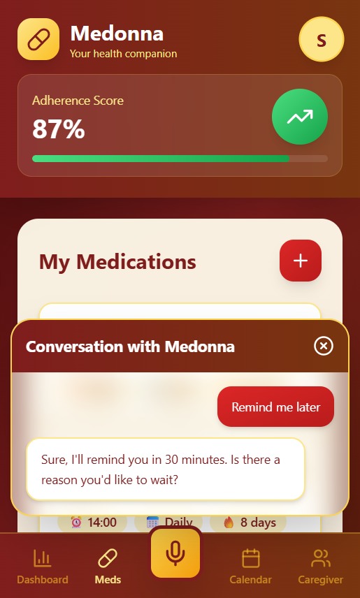 Medonna- Medication Tracker and Reminder