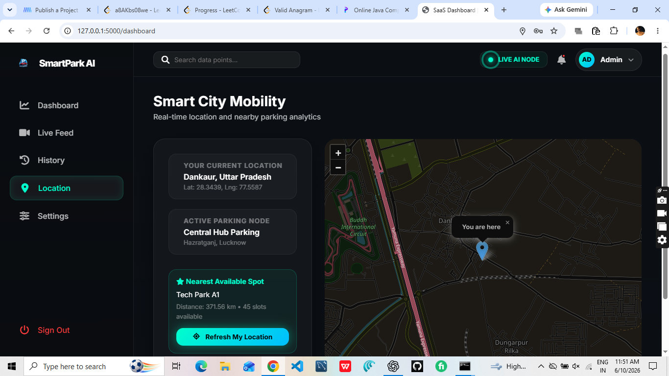 AI Smart Parking System AI Smart Parking System