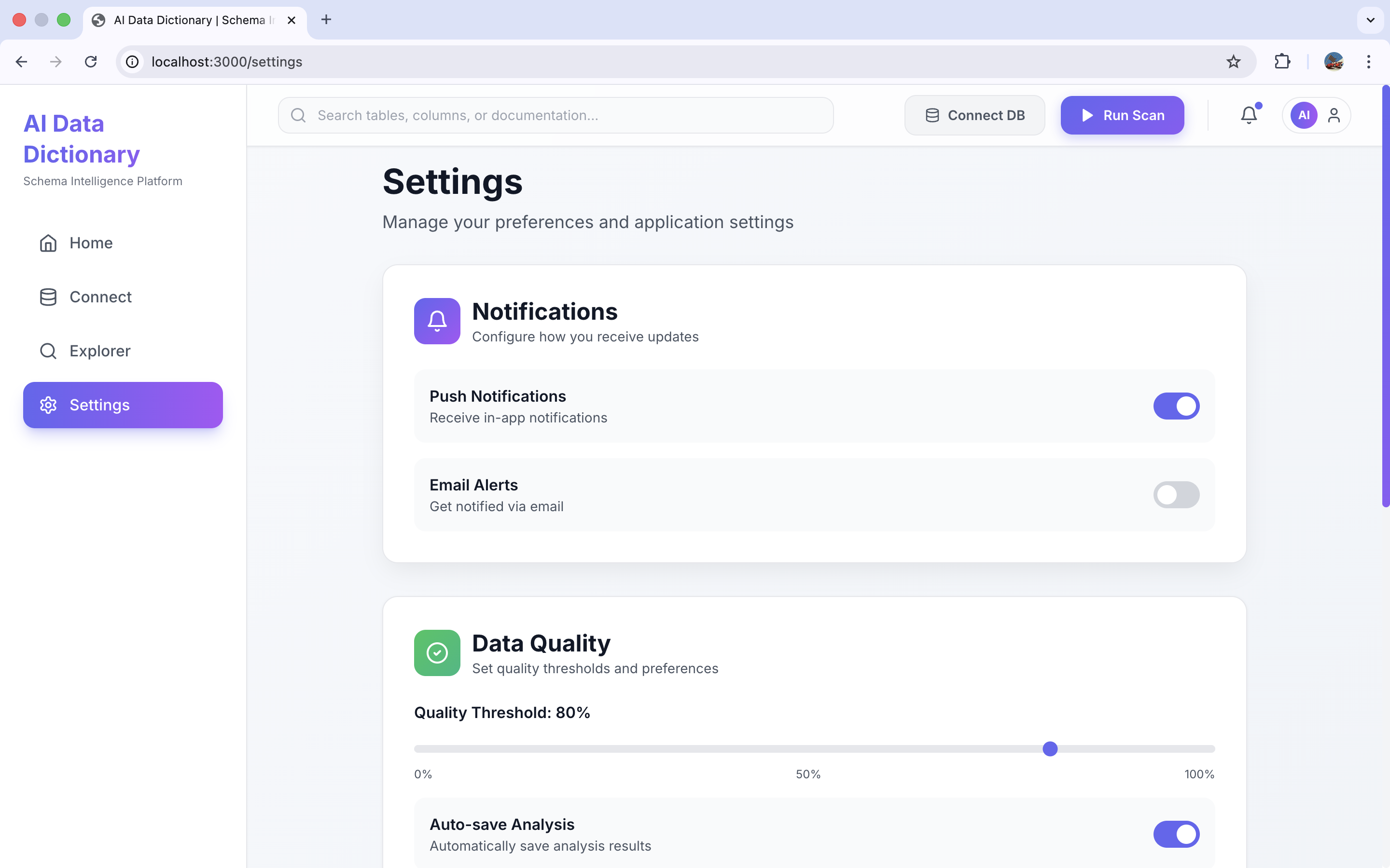 Intelligent Data Dictionary Agent