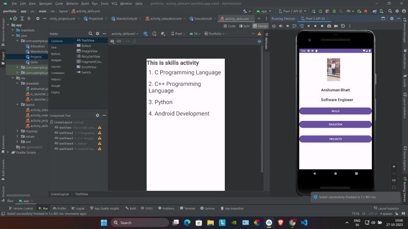 Anshuman Bhatt on LinkedIn: #connections #androidapp #portfolio #appdevelopment #androiddeveloper…