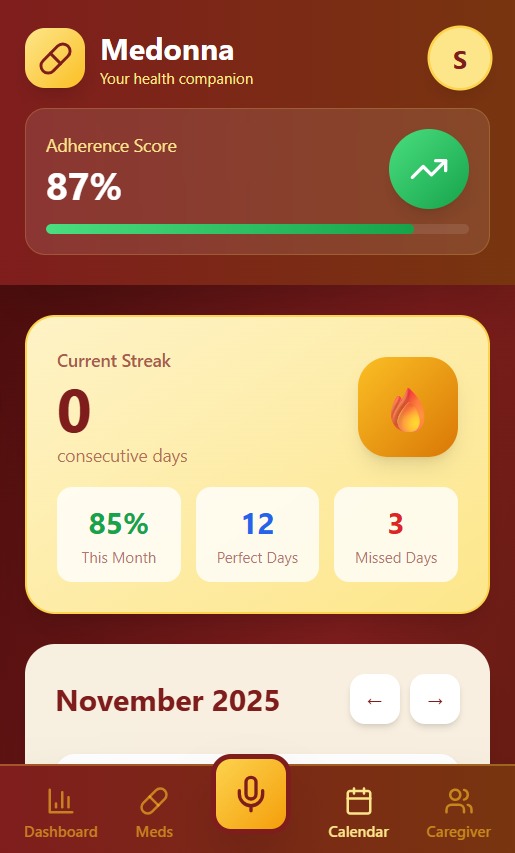 Medonna- Medication Tracker and Reminder