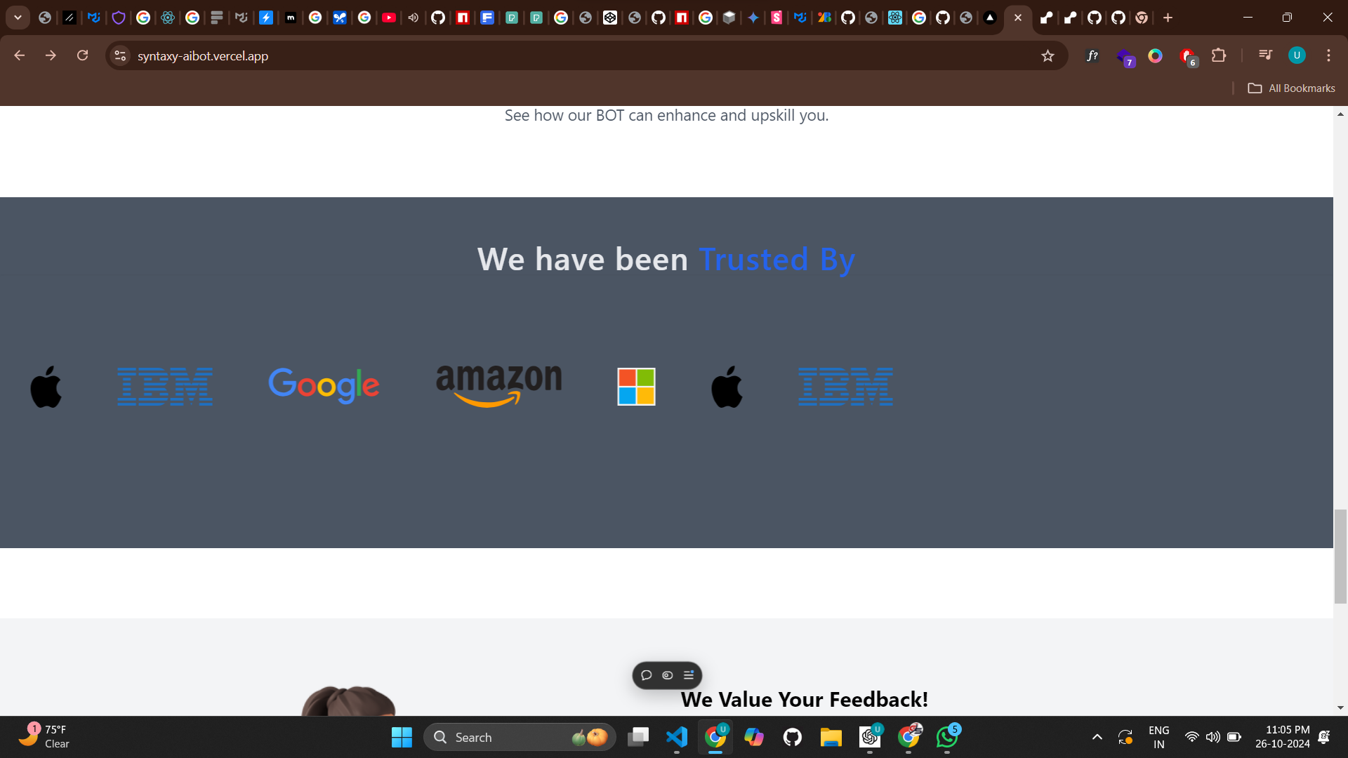 Synatxy -An ai Powered Chatbot Synatxy -An ai Powered Chatbot