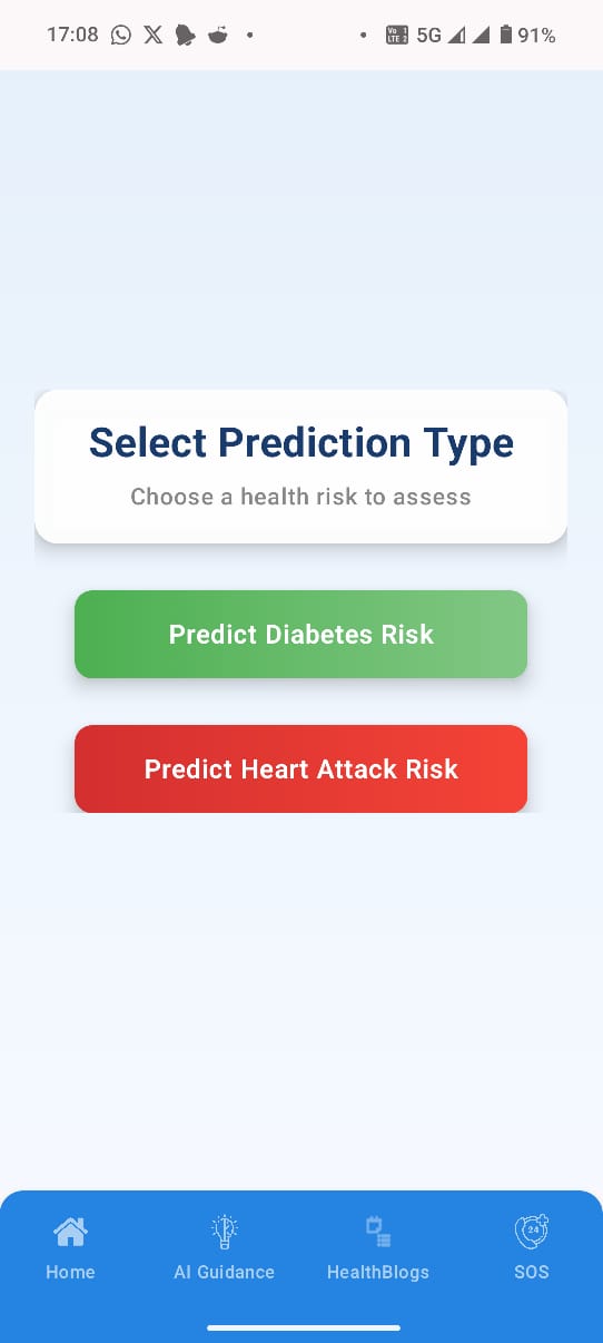 Sehat Saathi - AI app for joint analysis, disease prediction, cost insights & instant guidance