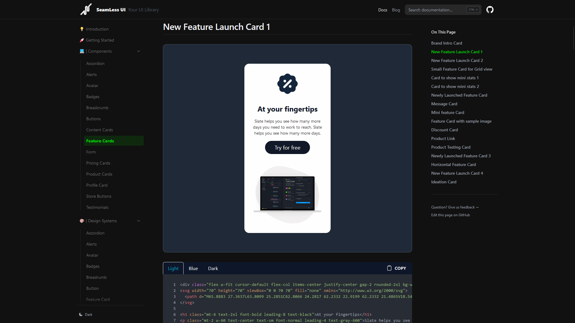 SeamLess UI