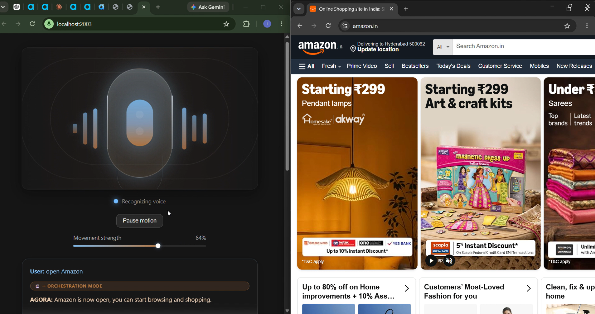 ARGUS — Agora Powered Voice Web Automation ARGUS — Agora Powered Voice Web Automation