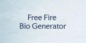 Free Fire Bio Generator