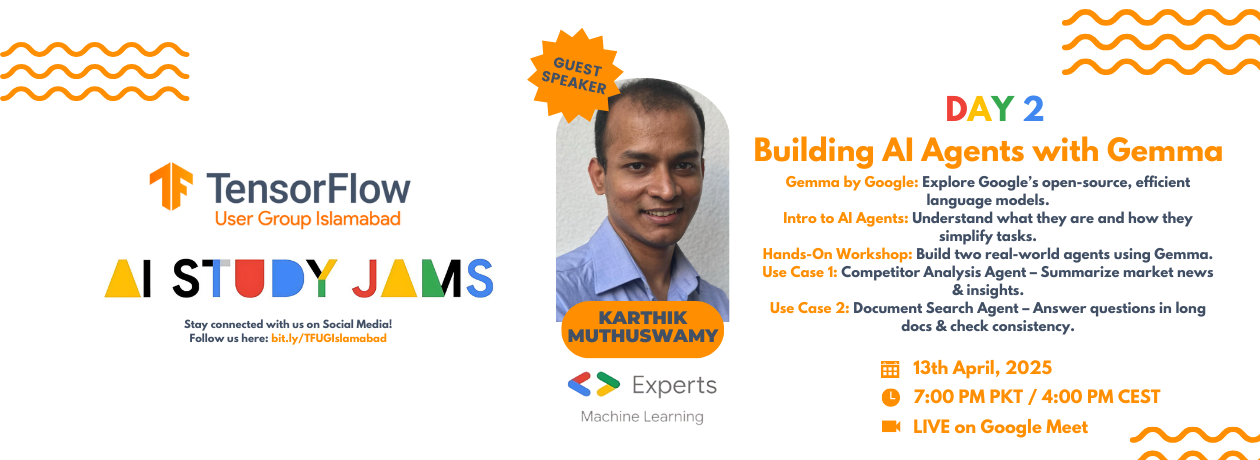 Building AI Agents with Gemma | AI Study Jams Day 2 Building AI Agents with Gemma | AI Study Jams Day 2