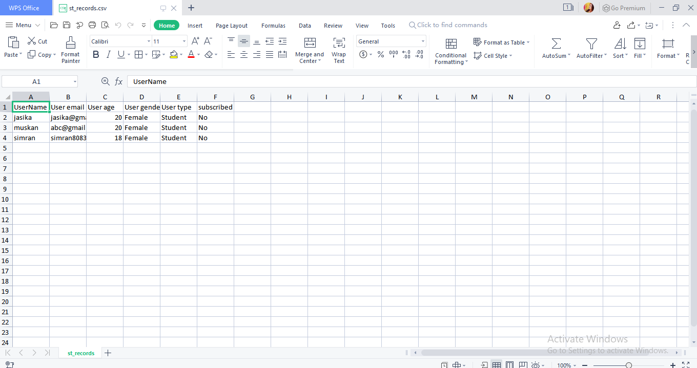 Student Record Managment System