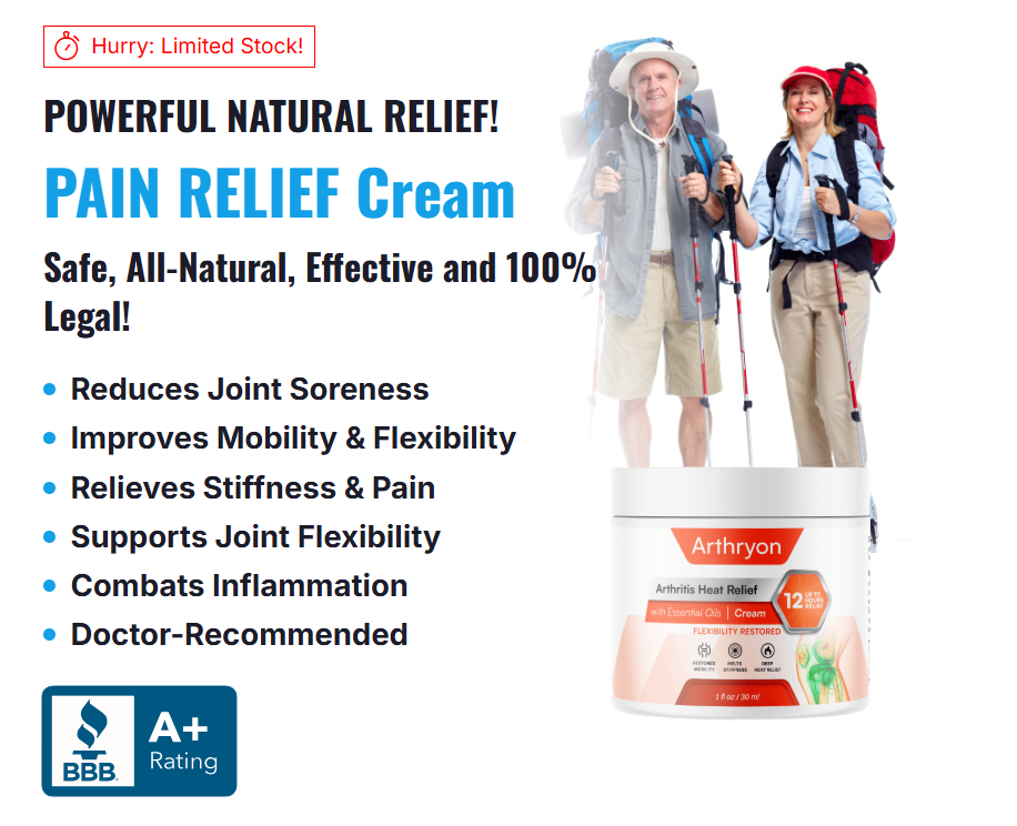 Arthryon Heat Relief Cream UK Price & Benefits: Melt Joint Stiffness Naturally