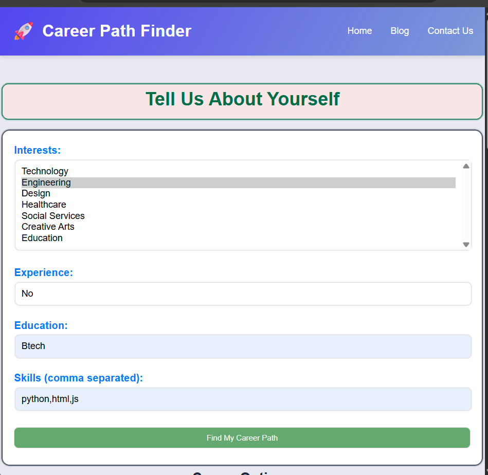Career Path Finder