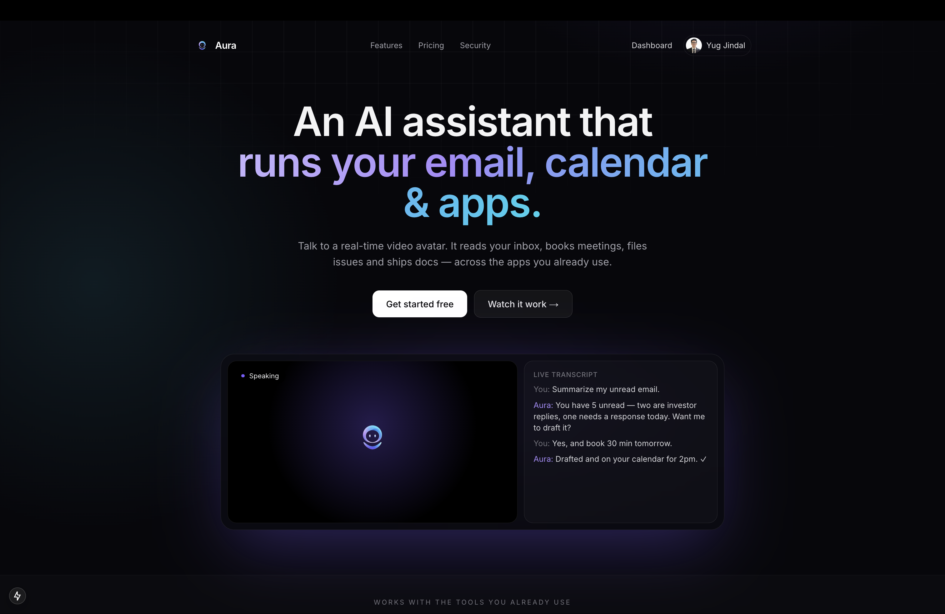 Aura - Your Personal AI Assistant Aura - Your Personal AI Assistant