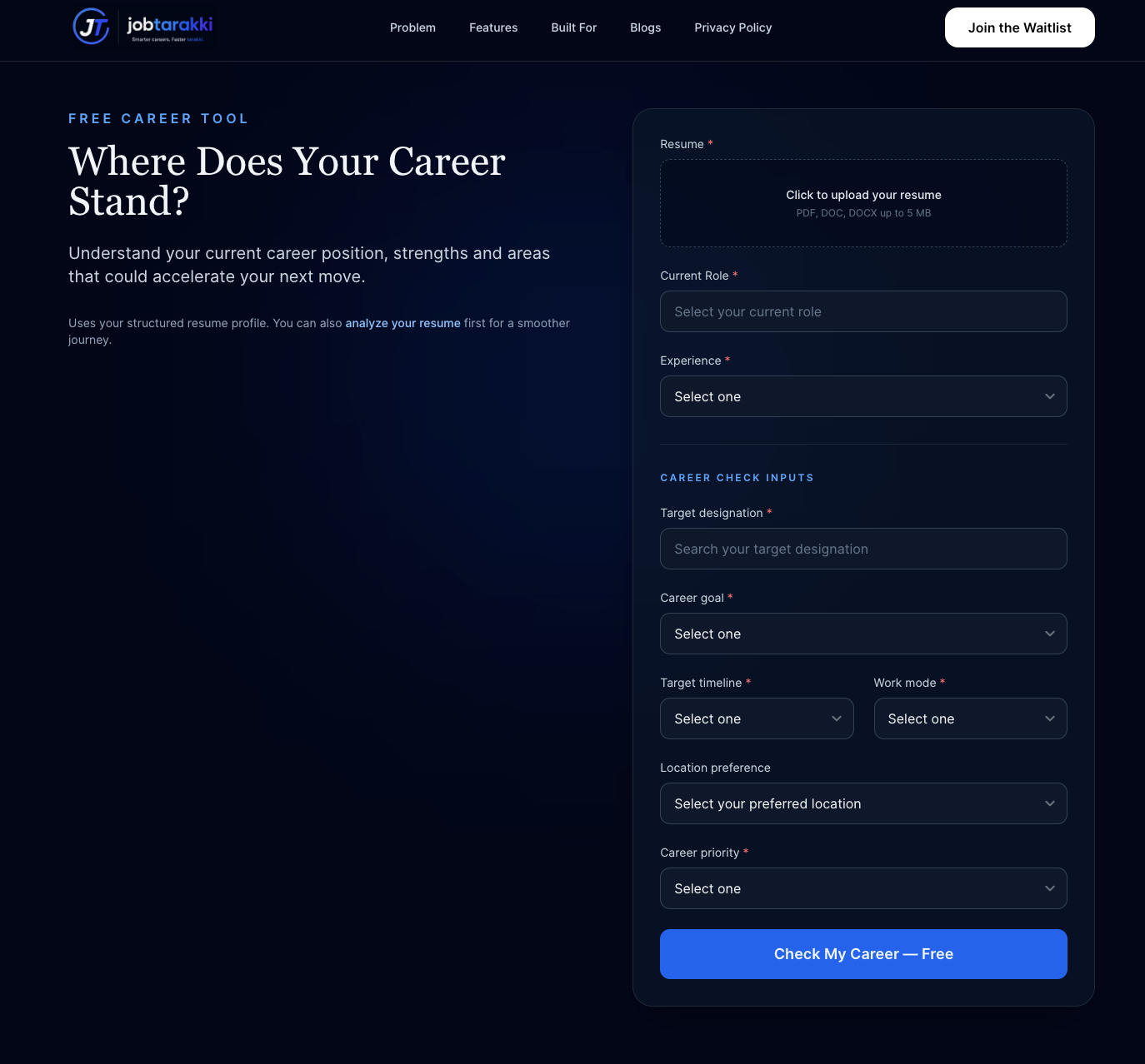 JobTarakki: Smarter Careers
