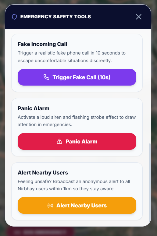 Nirbhay — AI-Powered Unsafe Zone Detection for Women's Safety