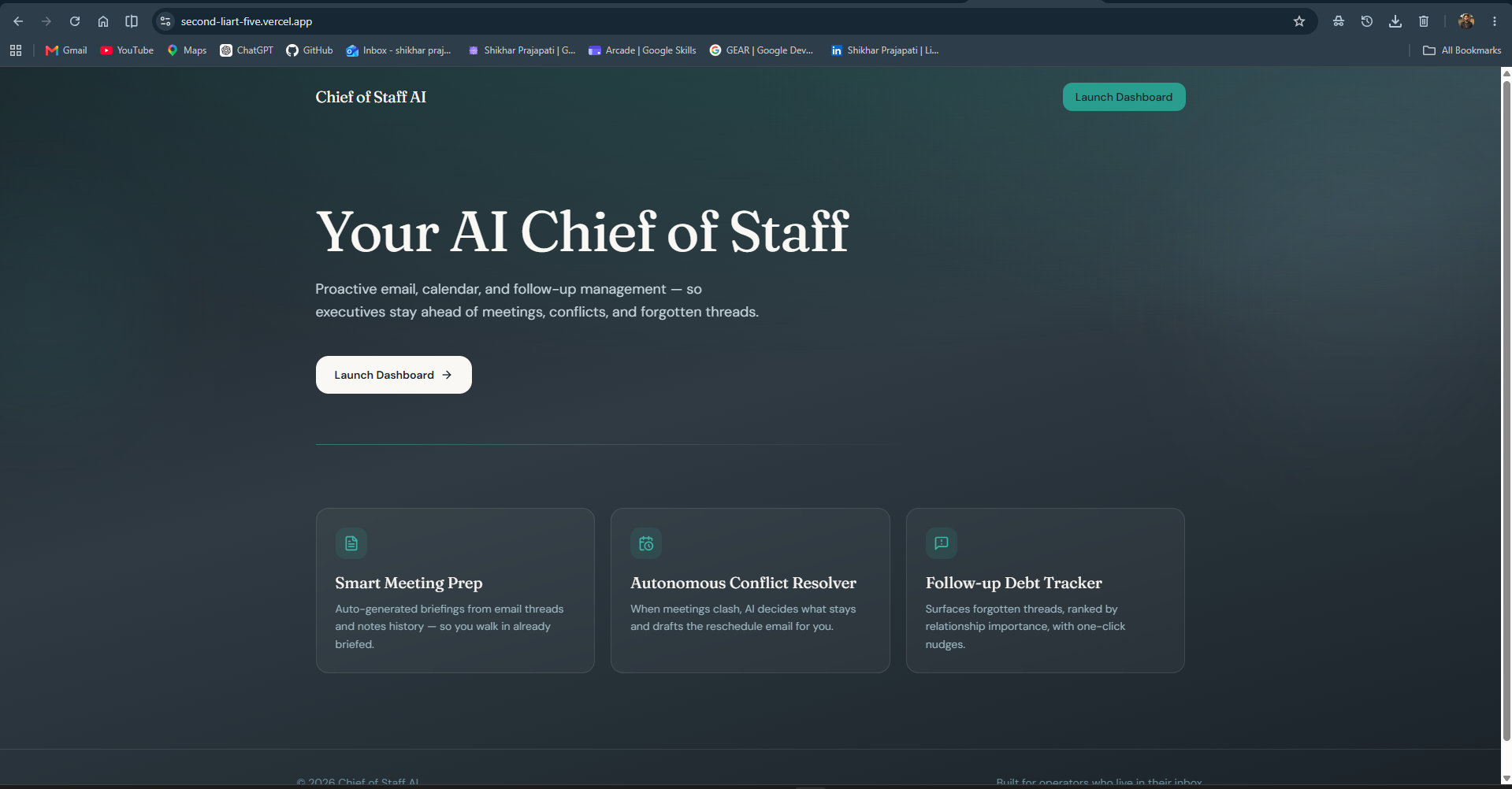 chief of staff chief of staff