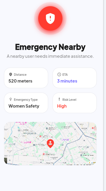 SafeHer -Bridging the Emergency Gap through Real-Time Telemetry and Community Guardians SafeHer -Bridging the Emergency Gap through Real-Time Telemetry and Community Guardians