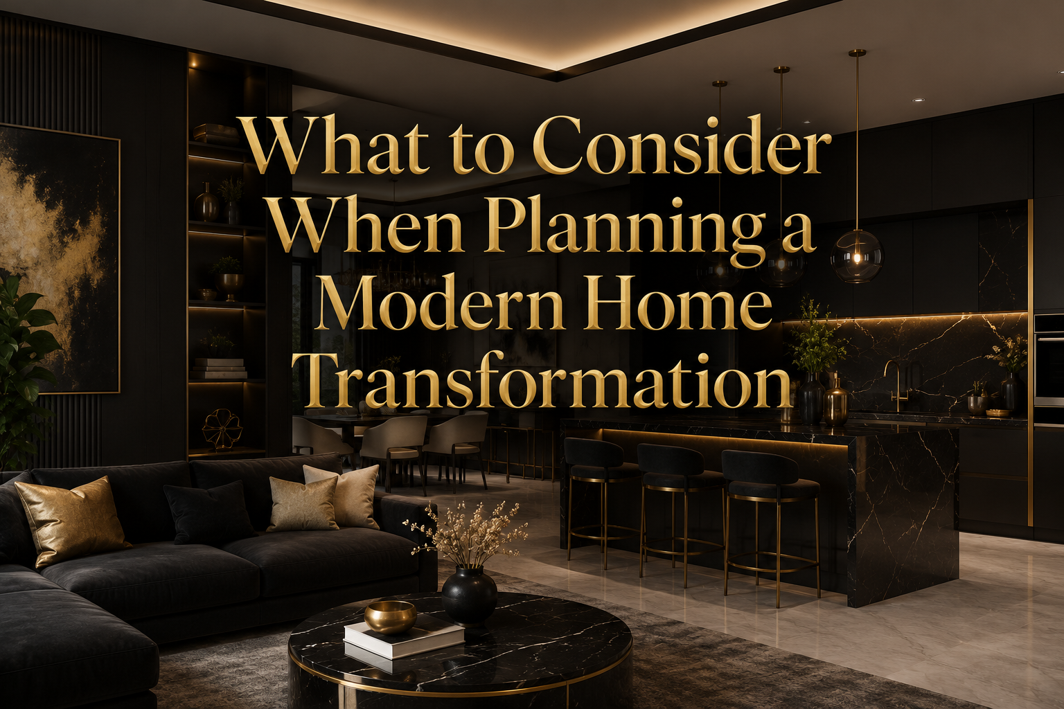 Things to Consider When Planning a Modern Home Transformation Things to Consider When Planning a Modern Home Transformation