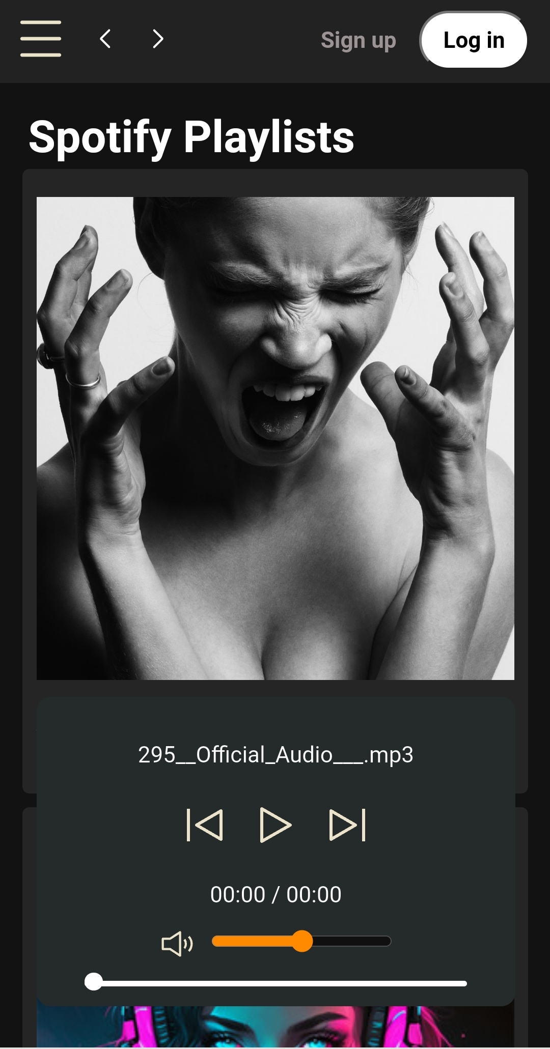 Spotify clone 