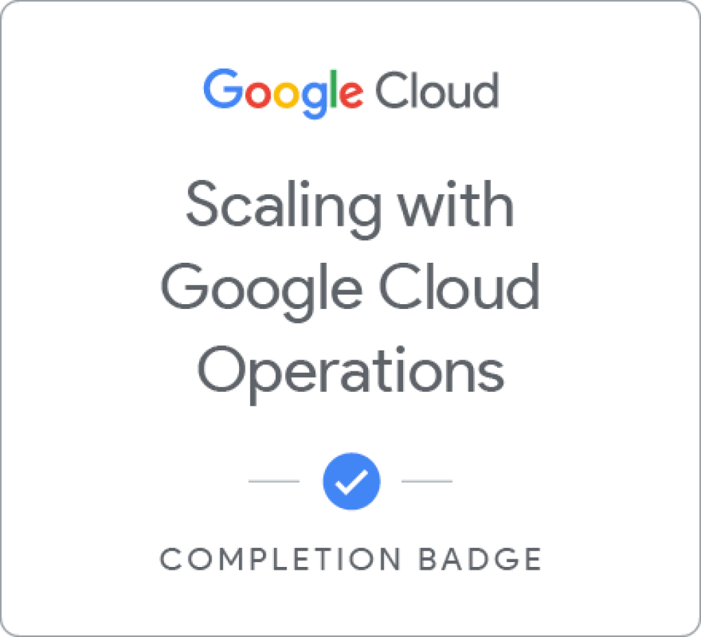 Scaling with Google Cloud Operations