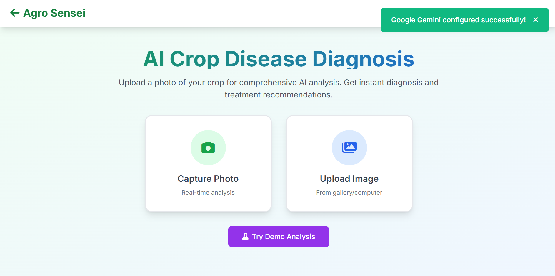 Agro Sensei – an AI-powered crop disease detection platform Agro Sensei – an AI-powered crop disease detection platform