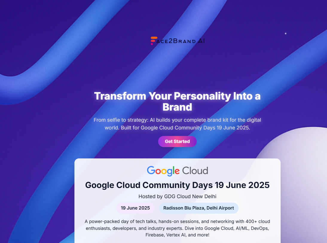 Face2Brand AI 