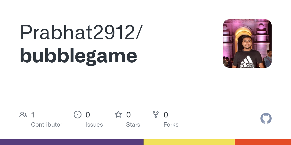GitHub - Prabhat2912/bubblegame
