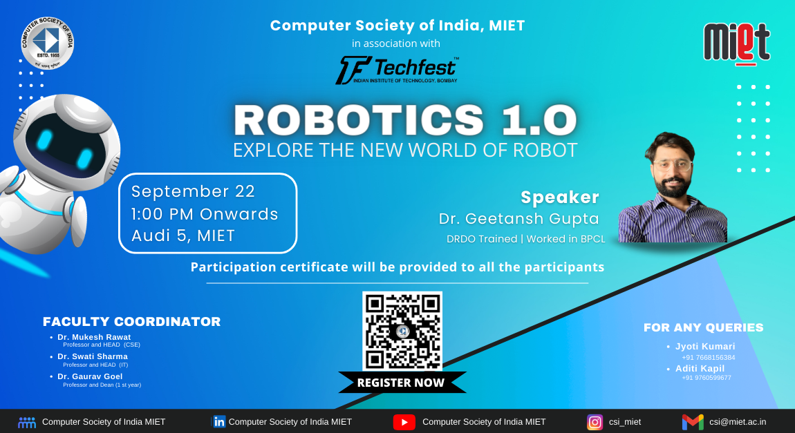 Robotics 1.0: Explore new world of Robots Robotics 1.0: Explore new world of Robots